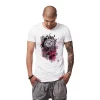 Tricou Alb Barbati Imprimeu Carpe Diem Design Unic Si Original Moss