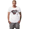 Tricou Alb Barbati Imprimeu Kindnapping Owl Design Unic Si Original Moss