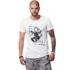 Tricou Alb Barbati Imprimeu The Eye Of Ra2 Design Unic Si Original Moss