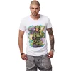 Tricou Alb Barbati Imprimeu Vinyl Guy Green Design Unic Si Original Moss