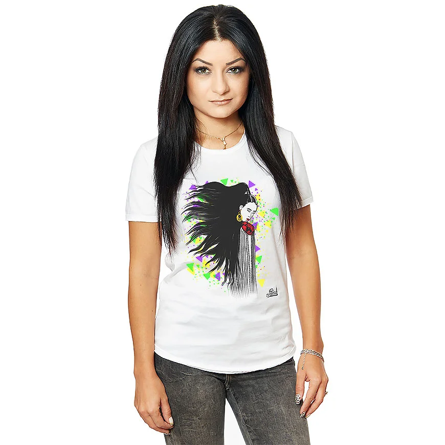 Tricou Long Hair Brunette
