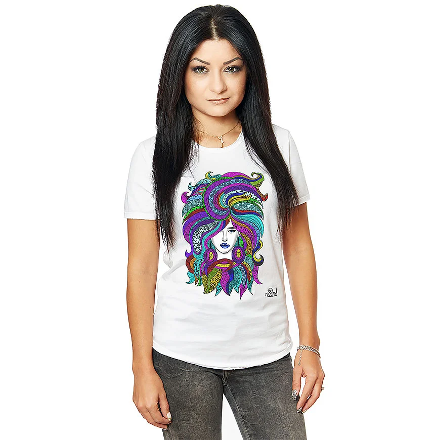 Tricou White Medusa