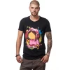 Tricou Negru Barbati Imprimeu Cellphone Girl Pink Design Unic Si Original Moss