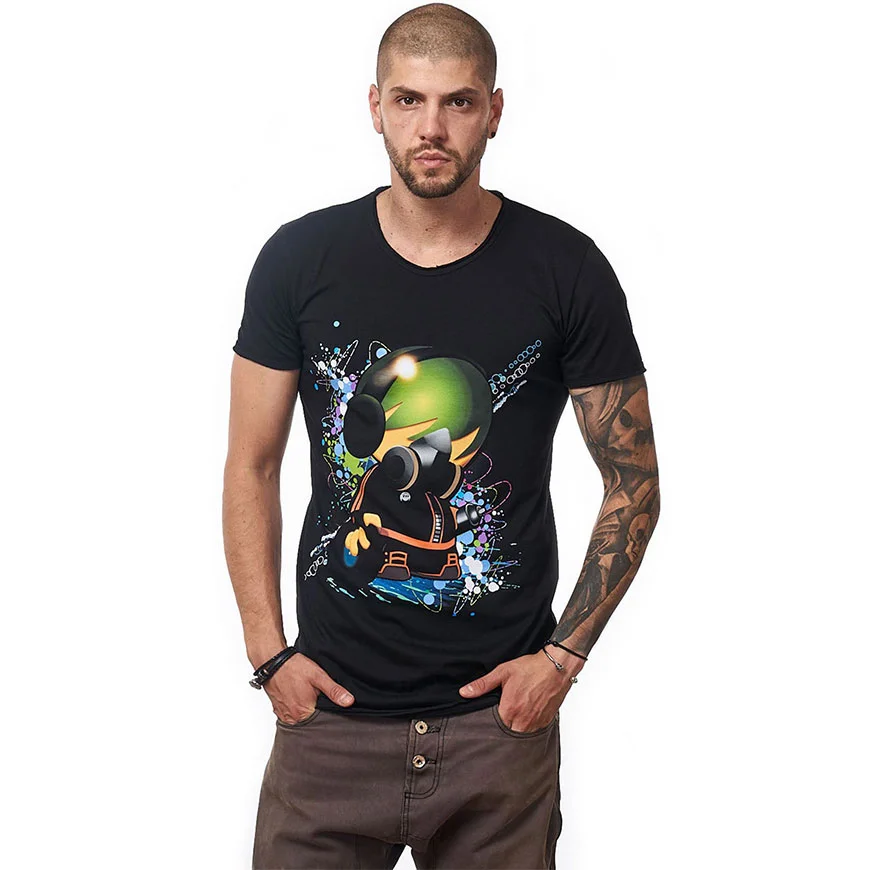 Tricou Dj Tiny Dark Gray