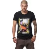Tricou Negru Barbati Imprimeu Dj Tiny Orange Design Unic Si Original Moss