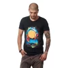 Tricou Negru Barbati Imprimeu Skater Girl Blue Design Unic Si Original Moss