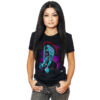 Tricou Negru Scalat 35cm Blue Schoolgirl Tails
