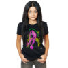 Tricou Negru Femei Pink Schoolgirl Tails