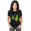 Tricou Negru Femei Stylish Girl In Green
