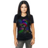 Tricou Negru Femei Tattoooed Face